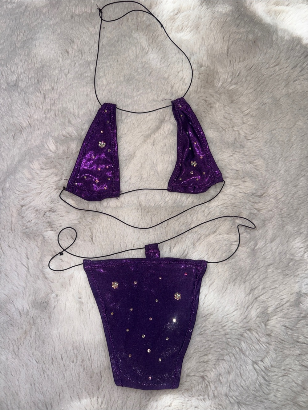 Purple Micro Bikini Dancewear / Rave